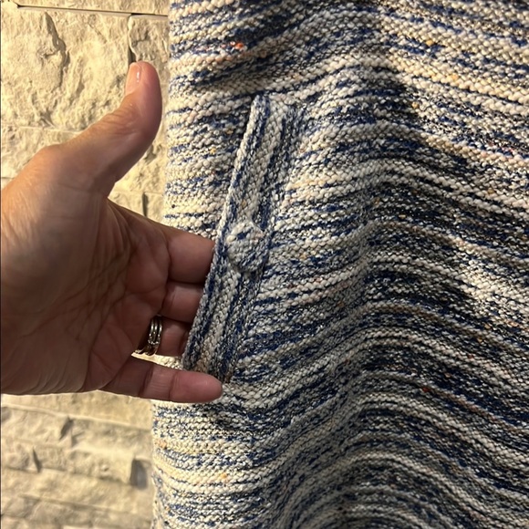 LOFT White and Blue A-line Mini Skirt for Casual Wear size Medium - Picture 5 of 12